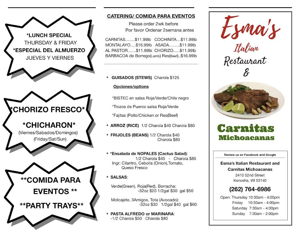 Esma's Restaurant and Carnitas Michoacanas French Fries